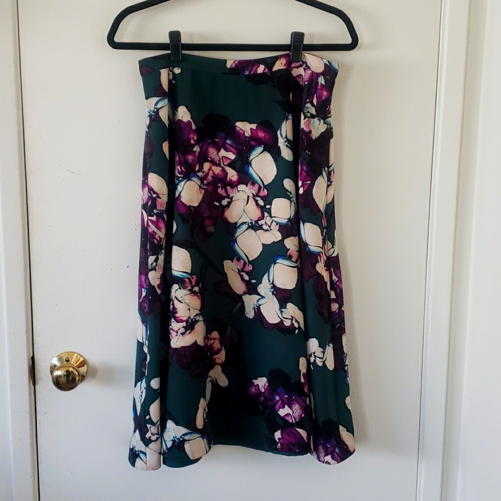 Banana Republic Abstract Floral skirt